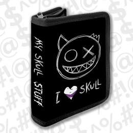 Śmieszny Piórnik (I <3 SKULL)